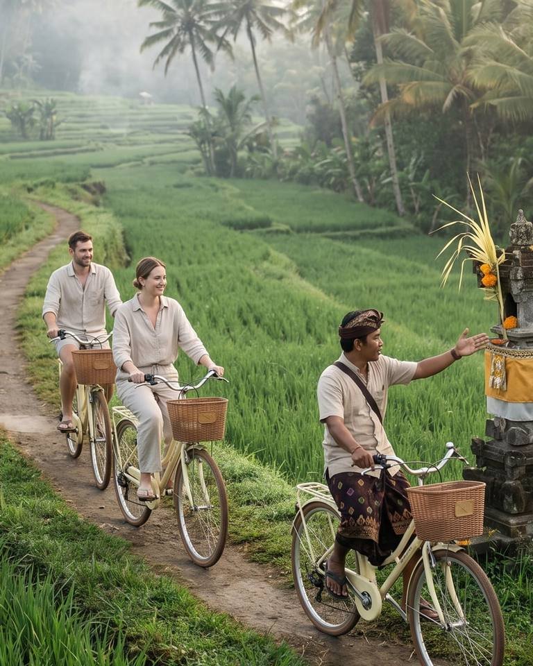 Bicycle tour through Sayan